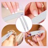Nail Files 80/80 Grit (100 Pack), Professional Double Sides Emery
