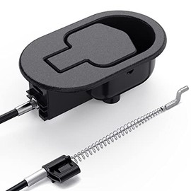 Baridwon - 1 juego de piezas de repuesto para reclinables, mango de liberación reclinable duradero con cable de tracción reclinable, piez...