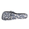 Ukulele Case Backpack Hawaiian Hibiscus Flower Pattern Thickened Ukulele Padded