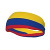 Cute Colombia Flag Sports Headband & Sweatband Hairband for Women