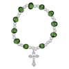 JC Walsh and Sons Irish Green Pumpkin-Shaped Single Decade Rosary