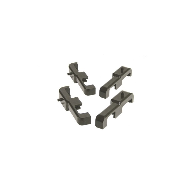 Prothane Chevy Corvette C5 Radiator Insolators - Red