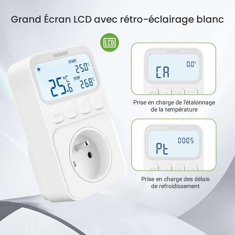 Inkbird ITC-C226T Socket for Temperature Controller with House FR