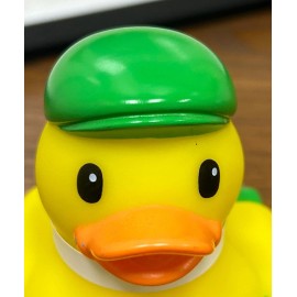 Infantino GOLFER Rubber Duck Ducky Bath Tub Toy, Fun Time, Golf, Green