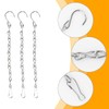 Thyonta 12PCS Metal Hook Chain Adjustable Birdcage Planter Hanging Chain