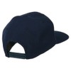 e4Hats.com Old English R Embroidered Flat Bill Cap - Navy