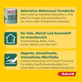 ADLER Chalk Paint AS 10/4 Alpenhummel 375 ml