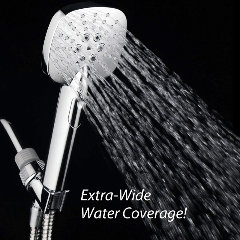 AirJet-350 High Pressure Luxury Multi-Function Hand Shower with High-Velocity Flow