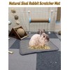 Niwaes Rabbit Scratching Pad 4 Pack Natural Sisal Bunny Scratcher