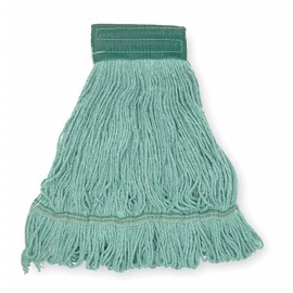 Tough Guy 1TYP3 Wet Mop, Medium, Green, Looped End