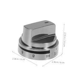 ULTECHNOVO Oven Control Knob Replacement Part Stove Knob for Gas and Electric Appliances Heat Resistant Dial for Easy Temperature and Installation