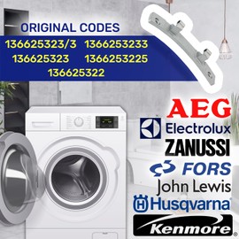 Tumble Dryer Door Hinge with the Original Code 1366253225 1366253233 for Electrolux for Zanussi for Aeg - Warranty 10 Years - MONTERAL