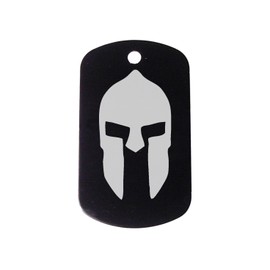 Black Dog Tag Kit 30" Chain & Silencer - Choose Your Design