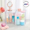 STORi Audrey Stackable Bin Clear Plastic Organizer Drawers | 2