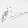 Women’s Earrings, Sterling Silver, Celtic Knot, Drop Earrings, Silver