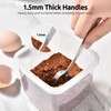 U-Taste 18/8 Stainless Steel Rectangular Measuring Spoons: Narrow Square Measure