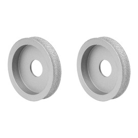 Muela Abrasiva Soldada de 2 uds., Muela Abrasiva Soldada de 7,3 Cm para Piedra, Vidrio, Cerámica con Abrasivos