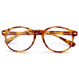 IB The Actor BIFOCAL Unisex Round Reading Glasses, Readers for Men and Women, Light Brown Tortoise +2.00