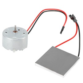 Mrisata Fireplace Parts Fan 8×6×6 Fireplace Fan Generator Sheet Fireplace Fan Generator Motor Accessories Set Wood Stove Fan Motor Replacement Ecofan Parts