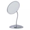 Zadro Gooseneck Makeup Mirror with 10X/5X Magnifications & Wall Mount
