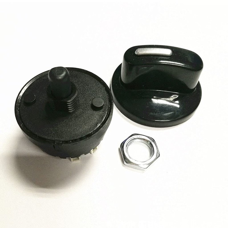 4-Position 3-Speed Fan Selector Rotary Switch Governor for W/Knob 8A