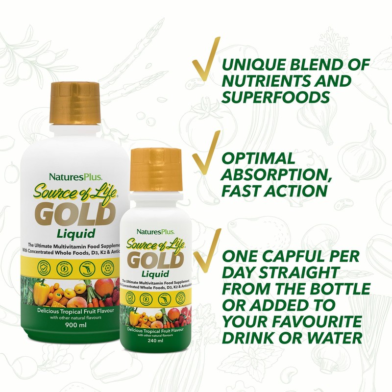 Nature's Plus NaturesPlus Source of Life Gold Liquid 236ml -