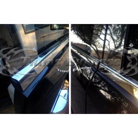 Made in USA - Trims Express fit:2001-2004 Toyota Tacoma Regular Cab/Ext Cab 2Pc Window Sill Trim Stainless