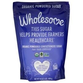 Wholesome Sweeteners, Powdered Sugar, Fair Trade Organic, 1 lb
