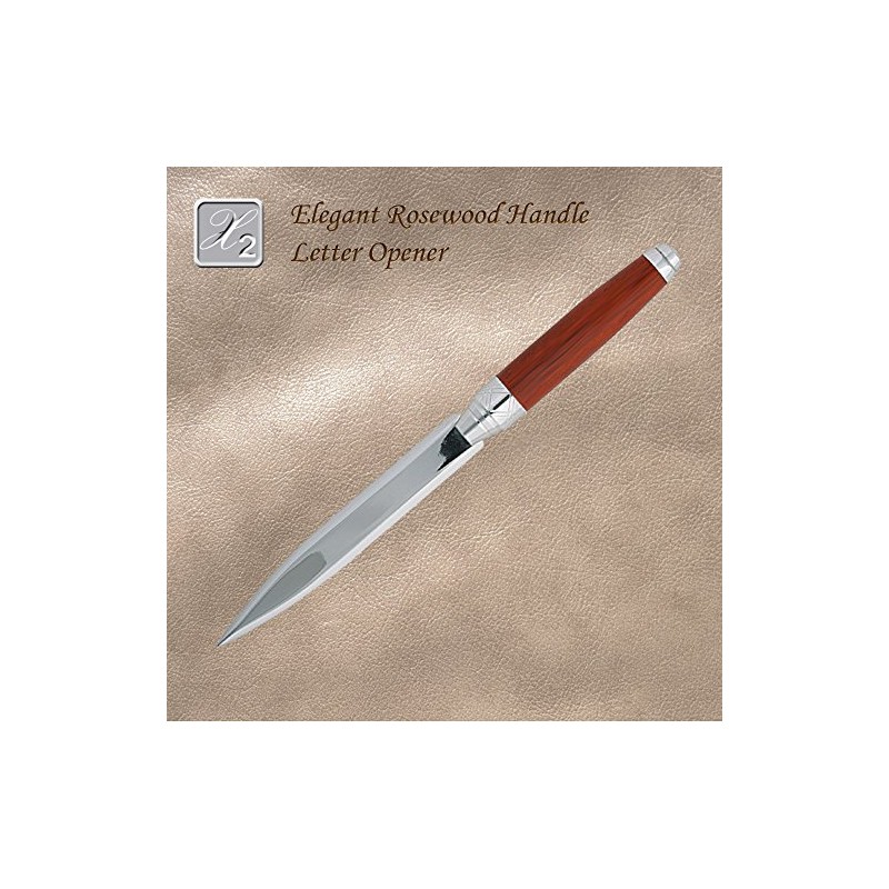 Elegant Luxury Rosewood Handle Letter Opener