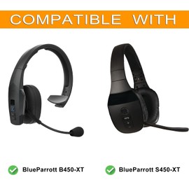 defean Replacement B450XT Velour Ear Pads - Ear Cushion Cover Ear Cushion Compatible with VXI BlueParrott B450-XT / B450XT B450 XT Headset