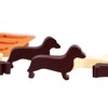 LYWUU Dachshund Dog Shaped Silicon Ice Cube Molds and Tray