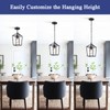 Sheetea 2-Pack Farmhouse Pendant Lights Kitchen Island, Black Pendant Light