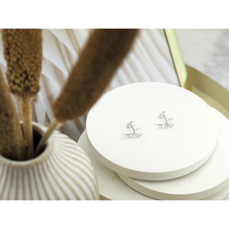 SOFIA MILANI - Women's Earrings 925 Silver - Bird Stud