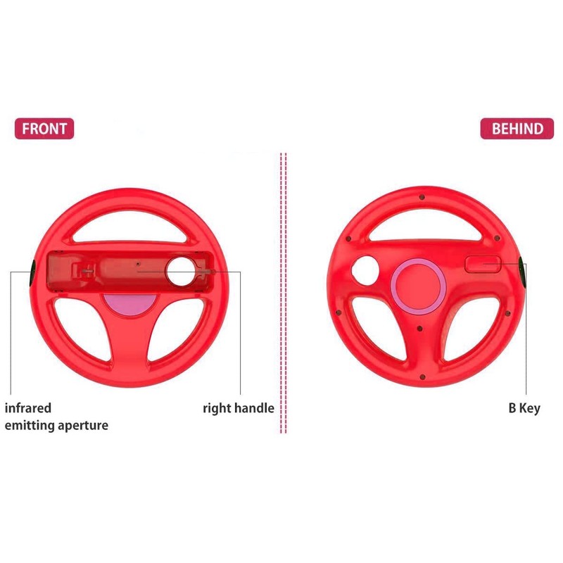 Grehge teering wii Controller Design Stand Mario Kart Racing Game