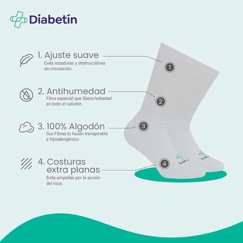 4 PackCalcetines para Hombre. Calcetines para Mujer. Calcetines de Algodón