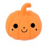 CHIWAVA 3PCS 2.4" Funny Pumpkin Latex Dog Toy Set Interactive