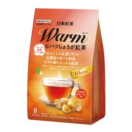 三井農林 日東紅茶 Warm(ウォーム)ヒハツしょうが紅茶 8本×4個