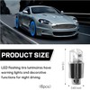 6 piezas de luz para válvula de neumático de coche,