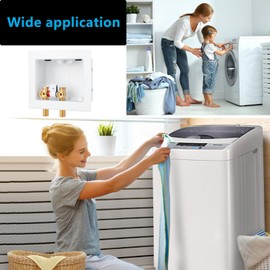 (1 Pack) Lidertik Washing Machine Outlet Box Thread Sweat, Single Control Valve, Inlet 1/2 inch NPT Thread or Sweat x Outlet 3/4 inch Male Thread LI-XYJH-510-M