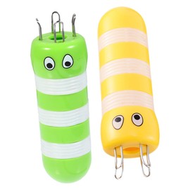 LIFKOME 2pcs Cute Bee Yarn Knitter Hand-Knitting Weaving Tool for Boys and Girls Lightweight Crafting Accessory Engaging Manual Skill Development