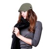 DIYDECAL Cotton Newsboy Flat Caps for Men, Womens Cabbie Driving