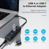 TECKNET TECKNET USB to Ethernet Adapter, USB C to Ethernet,