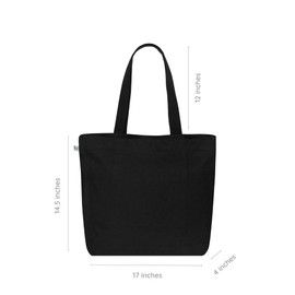 Ecoright Shoulder Bag, Canvas Shopper Bag, Casual Handbag, Large Shoulder Bag with Inner Pocket for School, Work Bag, Women's Bag, Porcupine & Panda, Utility