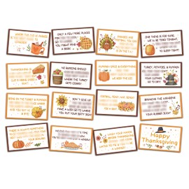 Eyouyeqi Fall Scavenger Treasure Hunt Clue Cards for Kids, Pumpkin Riddle Cards, Indoor Outdoor Autumn Activity (16 Cards with Envelopes)