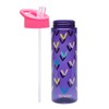Smash Heart Water Bottle with Straw 700ml