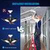TANBABY 2 Pack Motion Sensor Garage Light, Total 30000LM Deformable