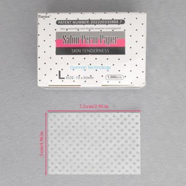 1000PCS Hair Perm Papers, Ultra-thin Breathable End Papers for Hair Rollers and Perm Papers for Hair, High Temperature Resistant Hair Curling Paper for Cold Hot Perms