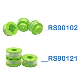 WETOOLPLUS .065" Replacement String Trimmer Spool Line Compatible with Earthwise Model OPP00010 T2 String Trimmer, 3 Pack (RS90102)