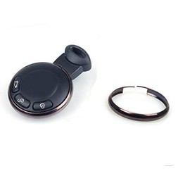 Oldbones Stainless Steel Key Ring Cover for Chrome Brown