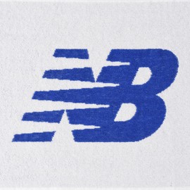 Jacquard Face Towel Big Flying NB Logo (LAM45772), WR (White Royal)